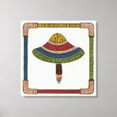 Abstract Mushroom キャンバスプリント (正面)