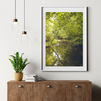 Abstract Nature Wall Art – Modern Landscape Poster ポスター