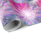 Abstract Neon Pink and Blue Energy Blast Graphic ラッピングペーパー (ロールコーナー)