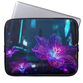 Abstract Neon Veins 15' ラップトップスリーブ