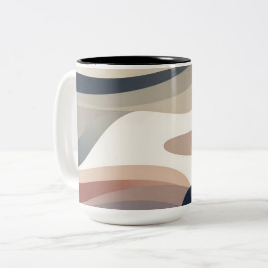Abstract Neutral  ツートーンマグカップ (正面左)