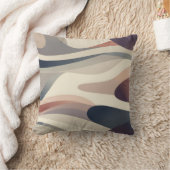 Abstract Neutral Pillow クッション (ブランケット)