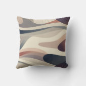 Abstract Neutral Pillow クッション (裏面)