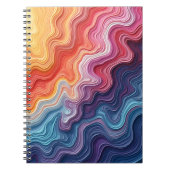 Abstract Notebook colorful ノートブック (正面)