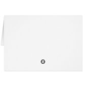 Abstract Ocean Blank Inside Thank You Card (裏面横)