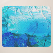 Abstract oil paint texture on canvas, background. シェルパブランケット (正面(横))