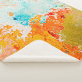 abstract oil paint texture on canvas, backgroundba シェルパブランケット (3/4)