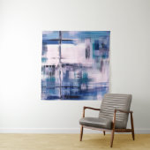 Abstract oil painting on canvas, hand drawn artwor タペストリー (インサイチュ(横))