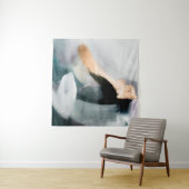 Abstract oil texture background. Paint on canvas. タペストリー (インサイチュ(横))