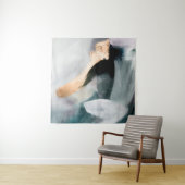 Abstract oil texture background. Paint on canvas. タペストリー (インサイチュ)