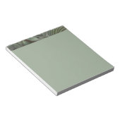 Abstract Olive Sage Green Gray Fractal Art Fantasy ノートパッド (アングル)