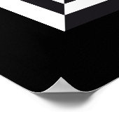 Abstract op art Poster ポスター (角)