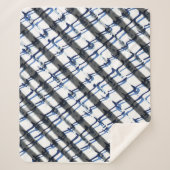 Abstract OpArt 3d Pattern  シェルパブランケット (正面)