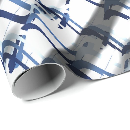 Abstract OpArt 3d Pattern ラッピングペーパー (ロールコーナー)