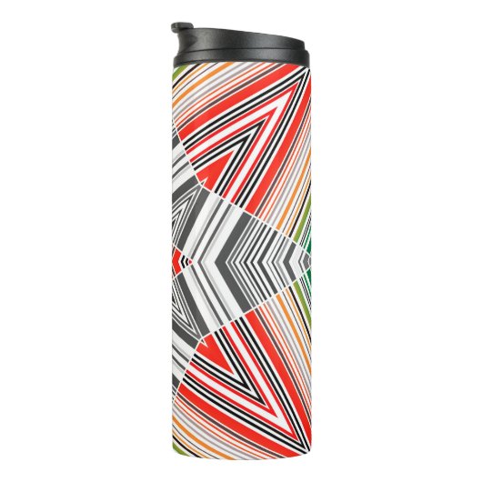 Abstract ornamental lined striped sealmess pattern タンブラー (回転右)