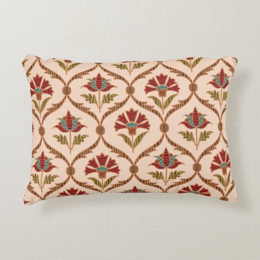 abstract ornamental vintage pattern designart,abst アクセントクッション (正面)