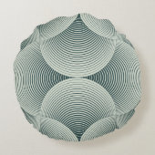 Abstract ornate geometric petals grid background.  ラウンドクッション (裏面)