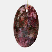 Abstract Oval Christmas Ornament- plain back セラミックオーナメント (右)