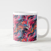 Abstract Paint 01 ジャンボコーヒーマグカップ (右)