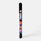 Abstract Paint Collision iPhone 16ケース (左側面)