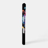 Abstract Paint Collision iPhone 16ケース (右側面)
