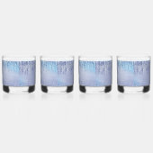 Abstract Paint Splatter Drinking Glass ウイスキーグラス (左)