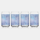 Abstract Paint Splatter Drinking Glass ガラス缶 (右)