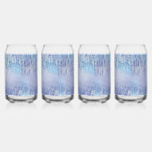 Abstract Paint Splatter Drinking Glass ガラス缶 (左)