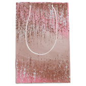 Abstract Paint Splatter Gift Bags ミディアムペーパーバッグ (正面)
