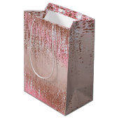Abstract Paint Splatter Gift Bags ミディアムペーパーバッグ (裏面アングル)