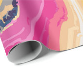 Abstract Paint Zig-Zag Pattern – Artistic Bold ラッピングペーパー (ロールコーナー)