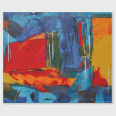 Abstract painting ラッピングペーパー (フラット)