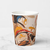 Abstract painting 紙コップ (左)