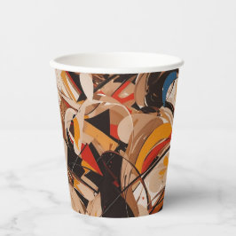Abstract painting 紙コップ