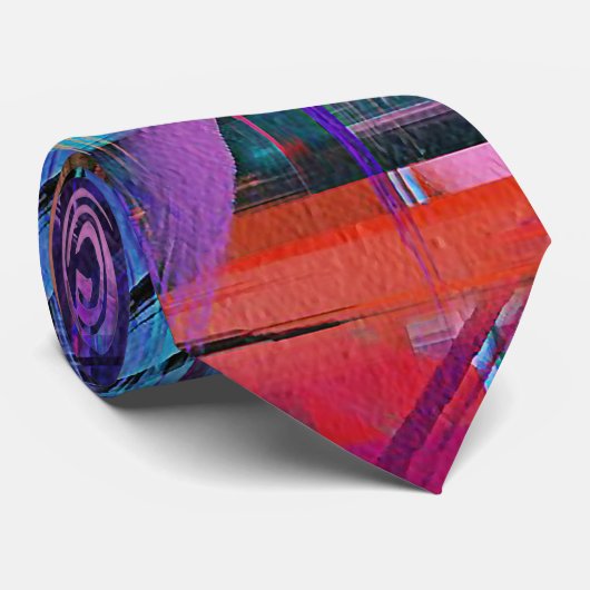 Abstract Painting | Dynamic Colors #49 ネクタイ (ロール)