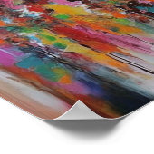 Abstract Painting - Eloquent Expression Through Co ポスター (角)