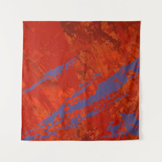 Abstract painting. Ink handmade image. Modern arti タペストリー (正面)