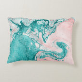 Abstract painting. Modern artwork. Marble effect p アクセントクッション (裏面)