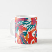 Abstract painting texture. Art wallpaper. Simple d コーヒーマグカップ (正面左)