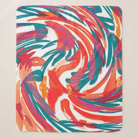 Abstract painting texture. Art wallpaper. Simple d シェルパブランケット (正面)