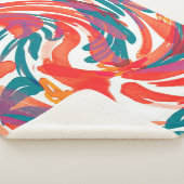 Abstract painting texture. Art wallpaper. Simple d シェルパブランケット (3/4)