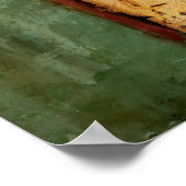 Abstract Painting with Piano Keys ポスター (角)