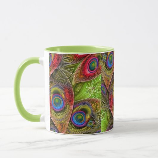 Abstract paisley Mug マグカップ (左)