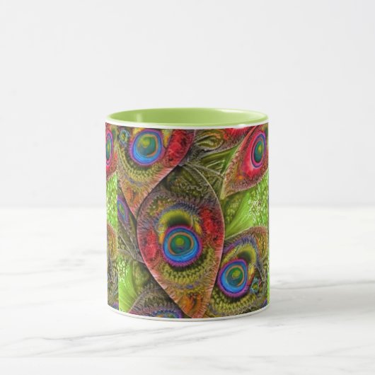 Abstract paisley Mug マグカップ (中央)