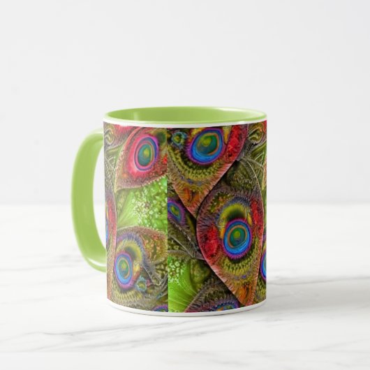 Abstract paisley Mug マグカップ (正面左)