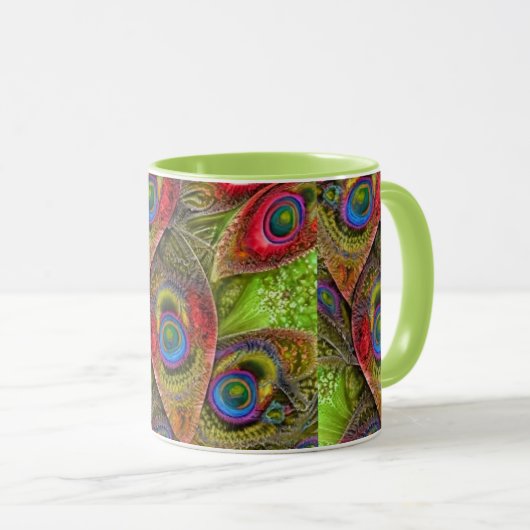 Abstract paisley Mug マグカップ (正面右)