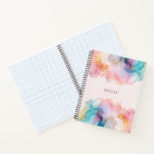 Abstract Pastel Alcohol Ink ノートブック (内部)