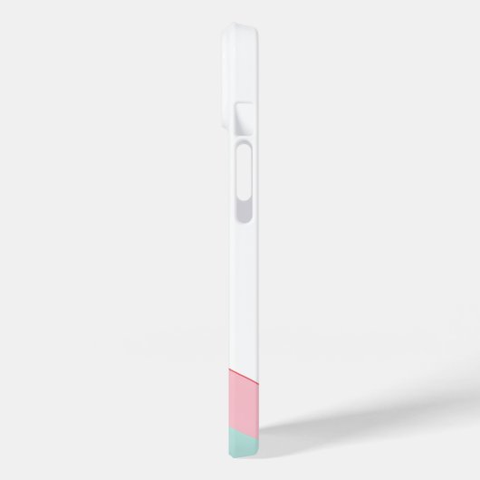 Abstract Pastel Cat Art Phone Case - Modern Minima Case-Mate iPhoneケース (裏面 / 左)