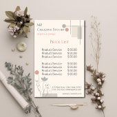 Abstract Pastel Design: Modern Florals & Geometry 便箋