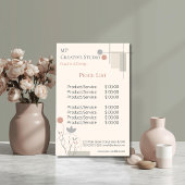Abstract Pastel Design: Modern Florals & Geometry 便箋